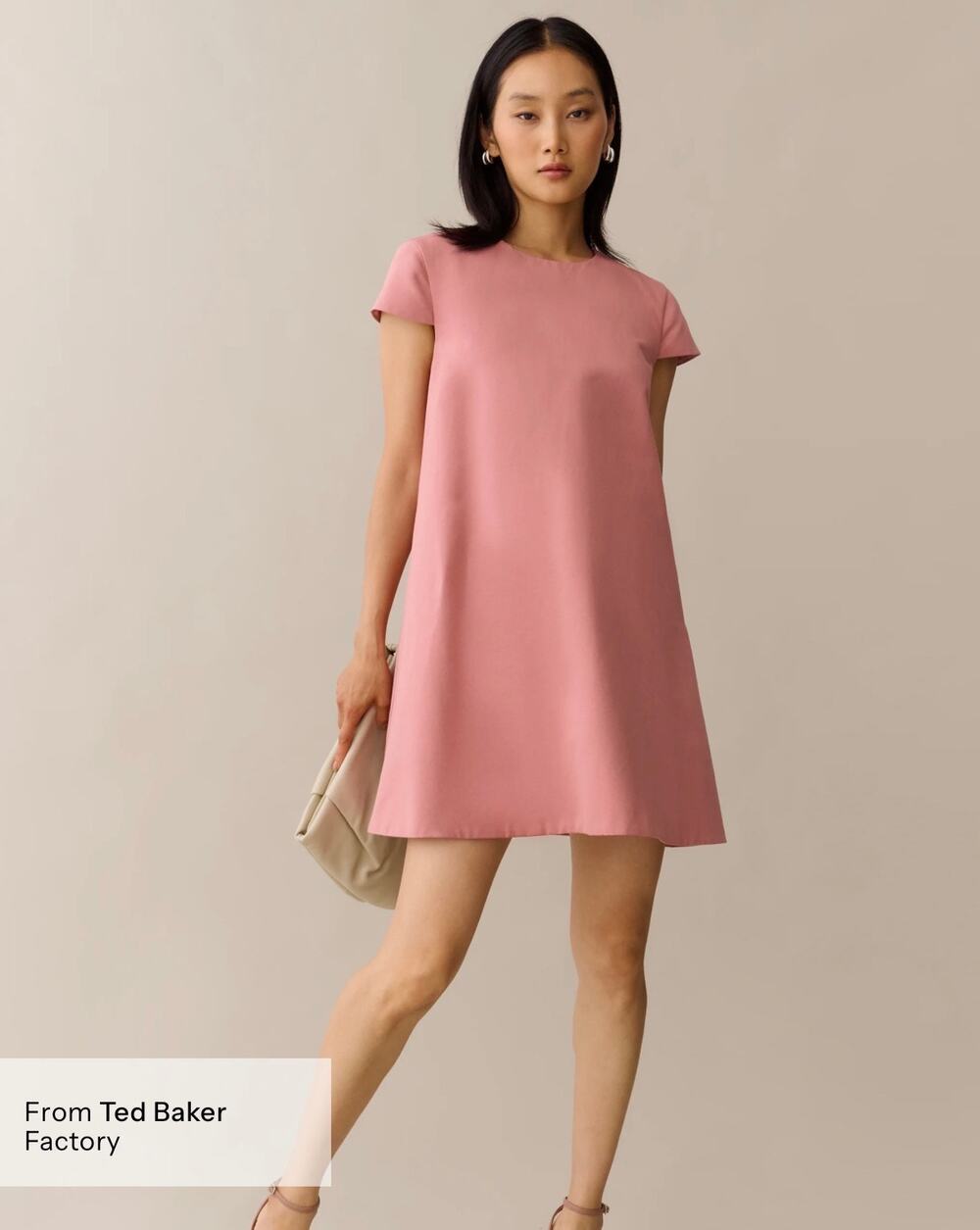 New O.P.T few Moda Marenna dress dusty rose $197 size 0